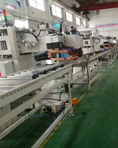 鋼製門框點焊流水線