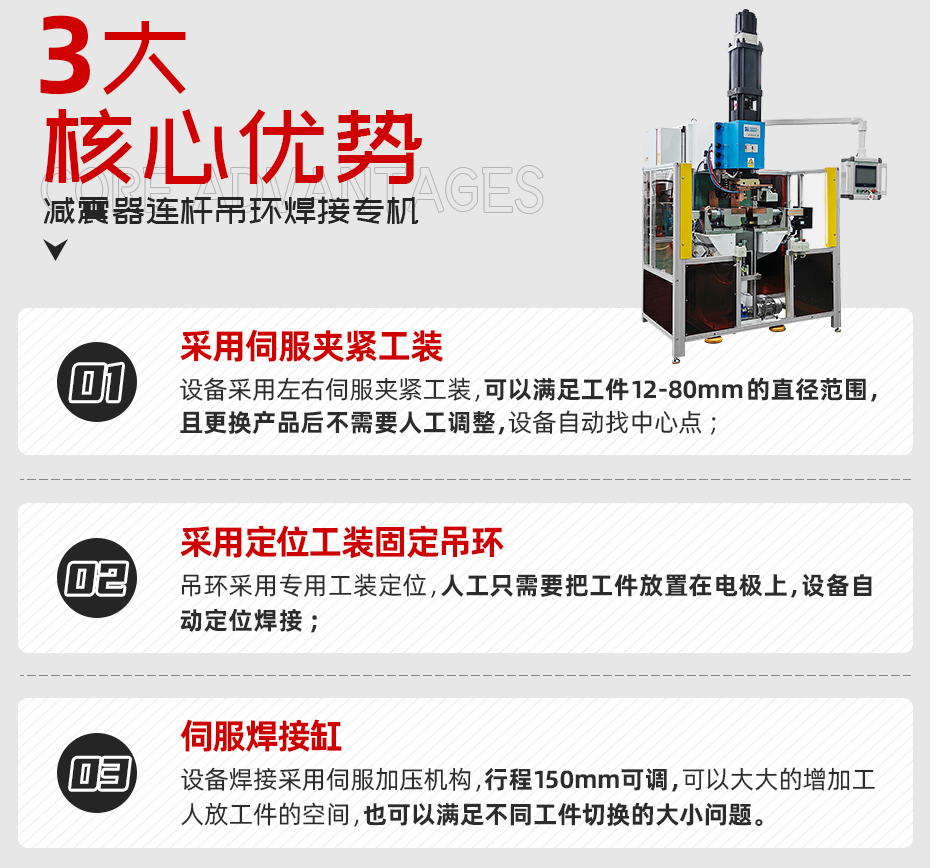 減震器連杆吊環茄子视频官方下载污專機核心優勢
